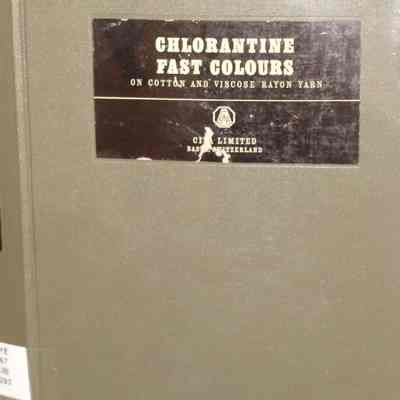 Chlorantine fast colours on cotton and viscose rayon yarn.