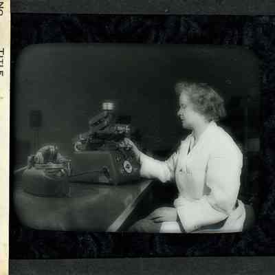 Glass-plate negative slide