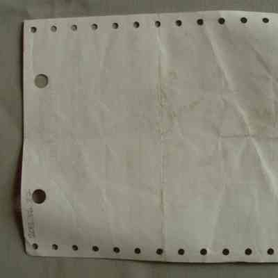 John Lindsay Receipt