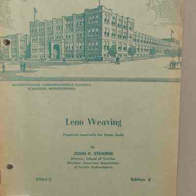 Leno weaving : 5964-2 / By John K. Stearns.