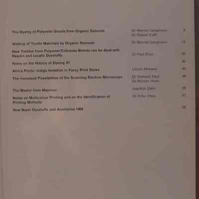 Bayer Farben Revue : Information sheets for all branches of industry using dyestuffs / Managing Editor: Dr. B. Kramer; Editor: Joachim Zahn.