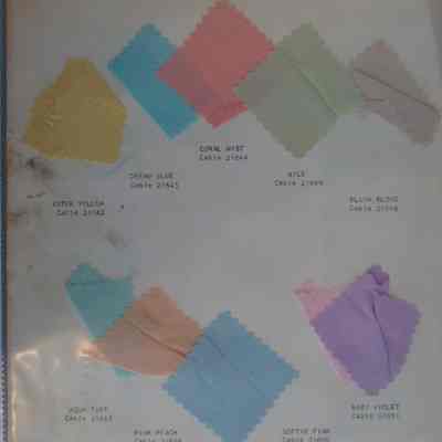 Pale Pearls : Advance 1966 fall-winter for man-made fibers & silk.