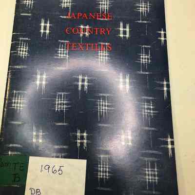 "Japanese Country Textiles"