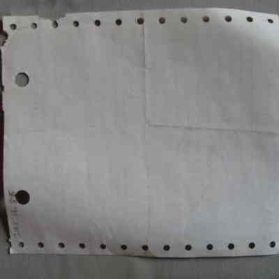 John Lindsay Receipt