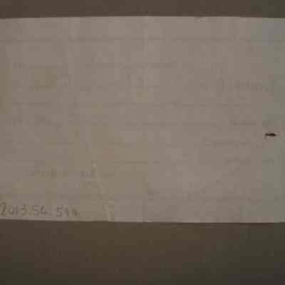 The Almonte Gazette receipt for advertising for Fulton Bros.