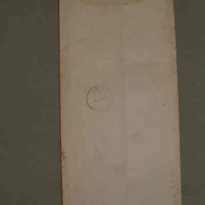 Envelope address to James Rosamond Esq.