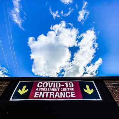 COVID-19 Assessment Centre Entrance