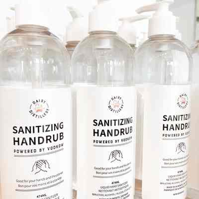 Hand Sanitizer Made in Almonte Distillery During COVID-19