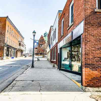 Empty Mill Street during COVID-19