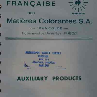 Auxiliary Products.