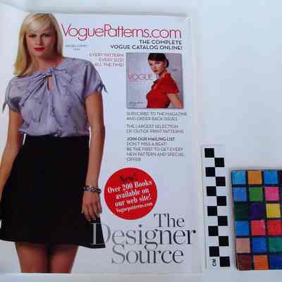 Vogue Patterns February March 2010 Back