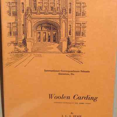 Woolen carding: 5546B, Part B / Prepared especially for home study by I.C.S. Staff.