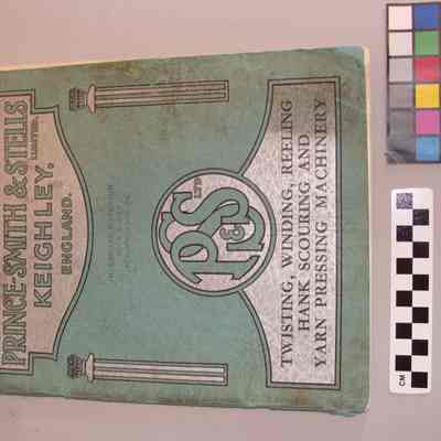 Catalogue of Twisting, Winding, Reeling, Hank Scouring, and Yarn Pressing Machinery