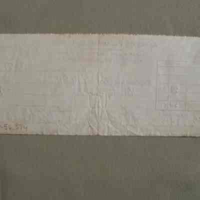 The Almonte Flour Mills invoice for L. Fulton