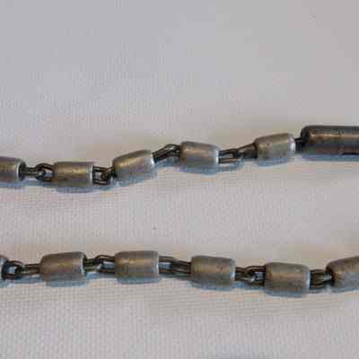Chain used to pull through guns barrel
