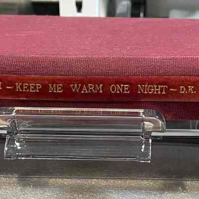 Keep Me Warm One Night - Spine
