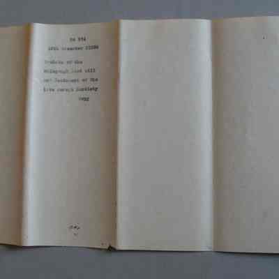 Probate of the Holograph will and Testament of the late Joseph Hardisty