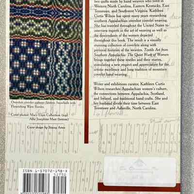 Textile Art from Southern Appalachia - Back Cover