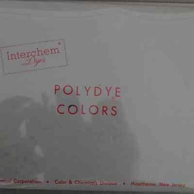 Interchem dyes : Polydye Colors.