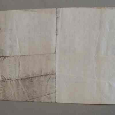 Chas. E. Symington receipt for Len Fulton