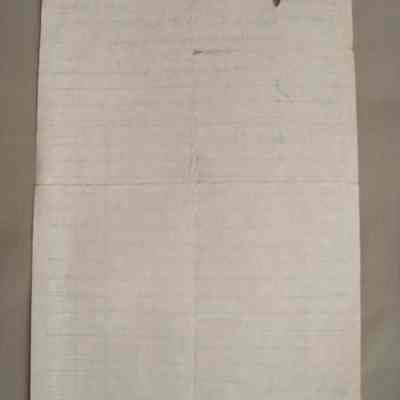 Chas. E. Symington receipt for Len Fulton