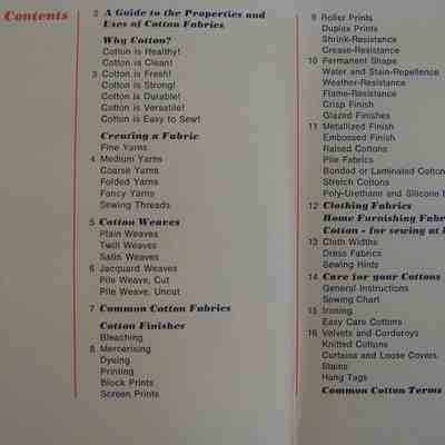 Cotton : Its properties and uses / Canadian Cotton Council.