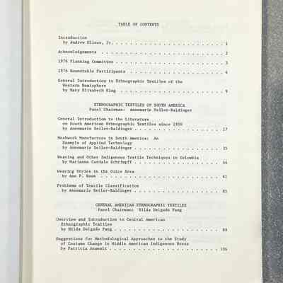 1976 Proceedings - Table of Contents Page 1