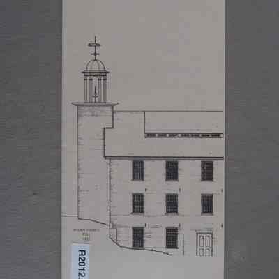 The warp and weft of a textile village, 1774-1874 : A walking tour of Harrisville / By Mary Meath.