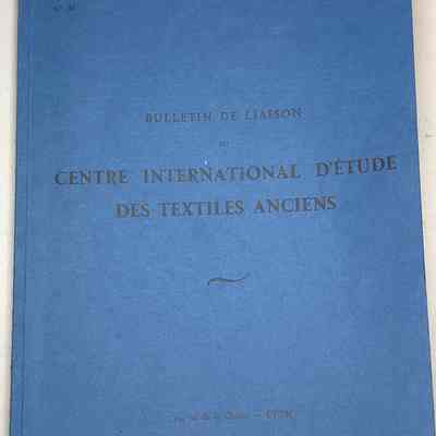 "Bulletin de liaison du Centre international d’etude des textile anciens", 1971, Vol.11, No.34