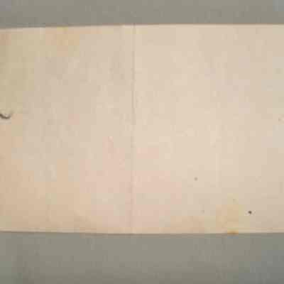 N. S. Lee & Son Hardware and Coal receipt for Len Fulton