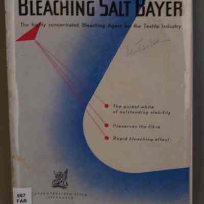 Bleaching salt Bayer : The highly concentrated bleaching agent for the textile industry.