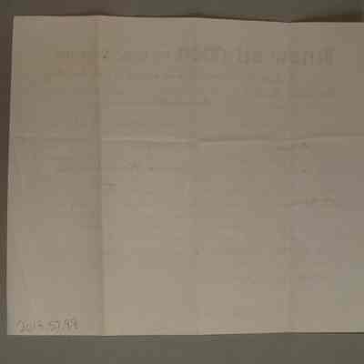 Letter from E. S. Clouston executor estate of the late E. H. King