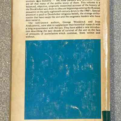 The Doukhobors - Back Cover
