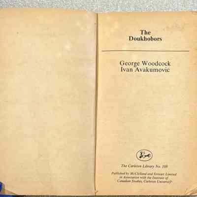 The Doukhobors - Inside Title Page