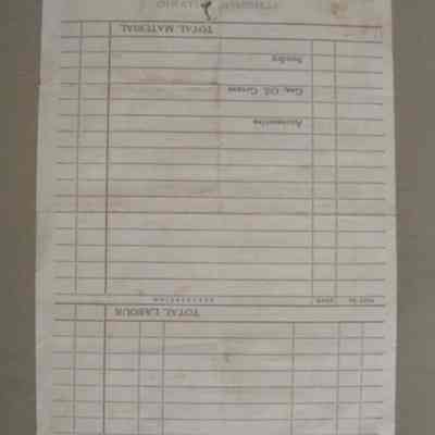 Wiring Devices Limited receipt for Leonard Fulton