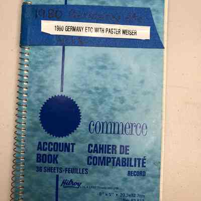 Travel Diary of Dorothy Burnham, 1980