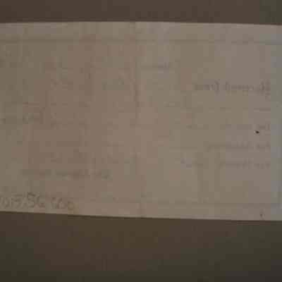 The Almonte Gazette receipt for advertising for Fulton Bros.