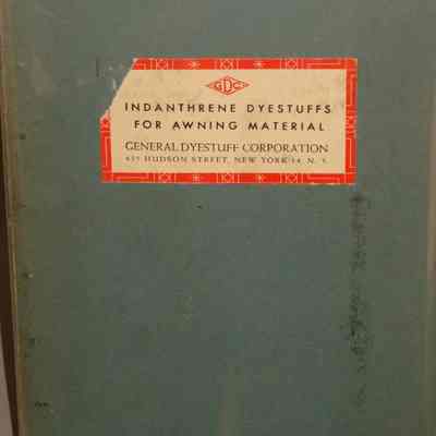 Indanthren dyestuffs for awning material.