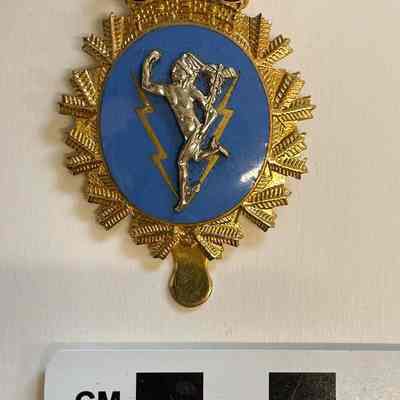 RCAF cap badge C&E branch