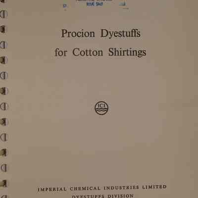 Procion dyestuffs for cotton shirtings.