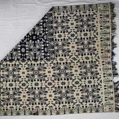 Jacquard Coverlet
