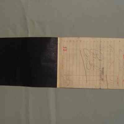 Grahams Drug Store receipt for Len Fulton