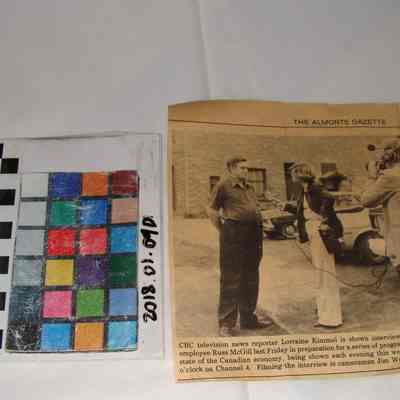 Almonte Gazette Newspaper Clipping
