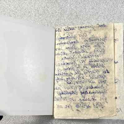 Greeting Card and Letter - Inside View