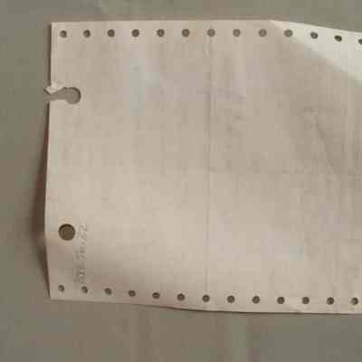 John Lindsay Receipt