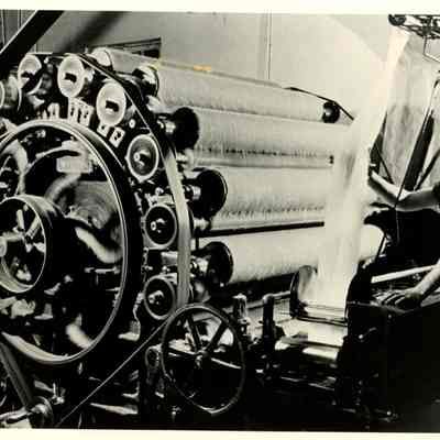 Mr Burns at Carding Machine