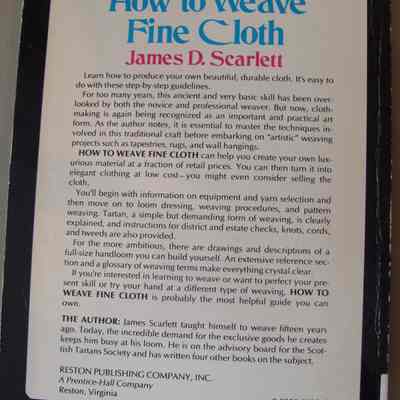 How to Weave Fine Cloth