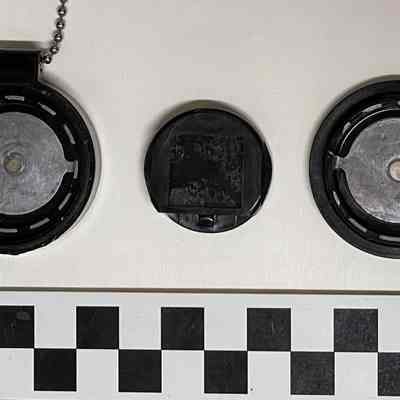 Interior of dosimeter: Origsize: 91.5cmX15.5cm; Origformat: Artifact