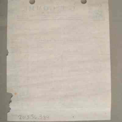 G. E. Gomme Planning Mill invoice for Len Fulton