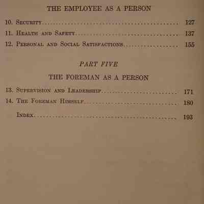 The foreman in manpower management / by Lillian M. Gilbreth and Alice Rice Cook.